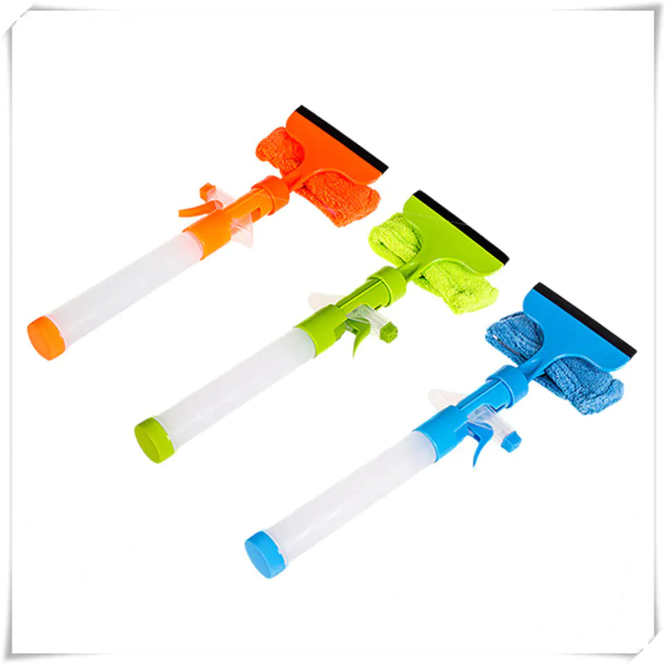 Multi-Functional Dual-Sided Window Glass Cleaner
