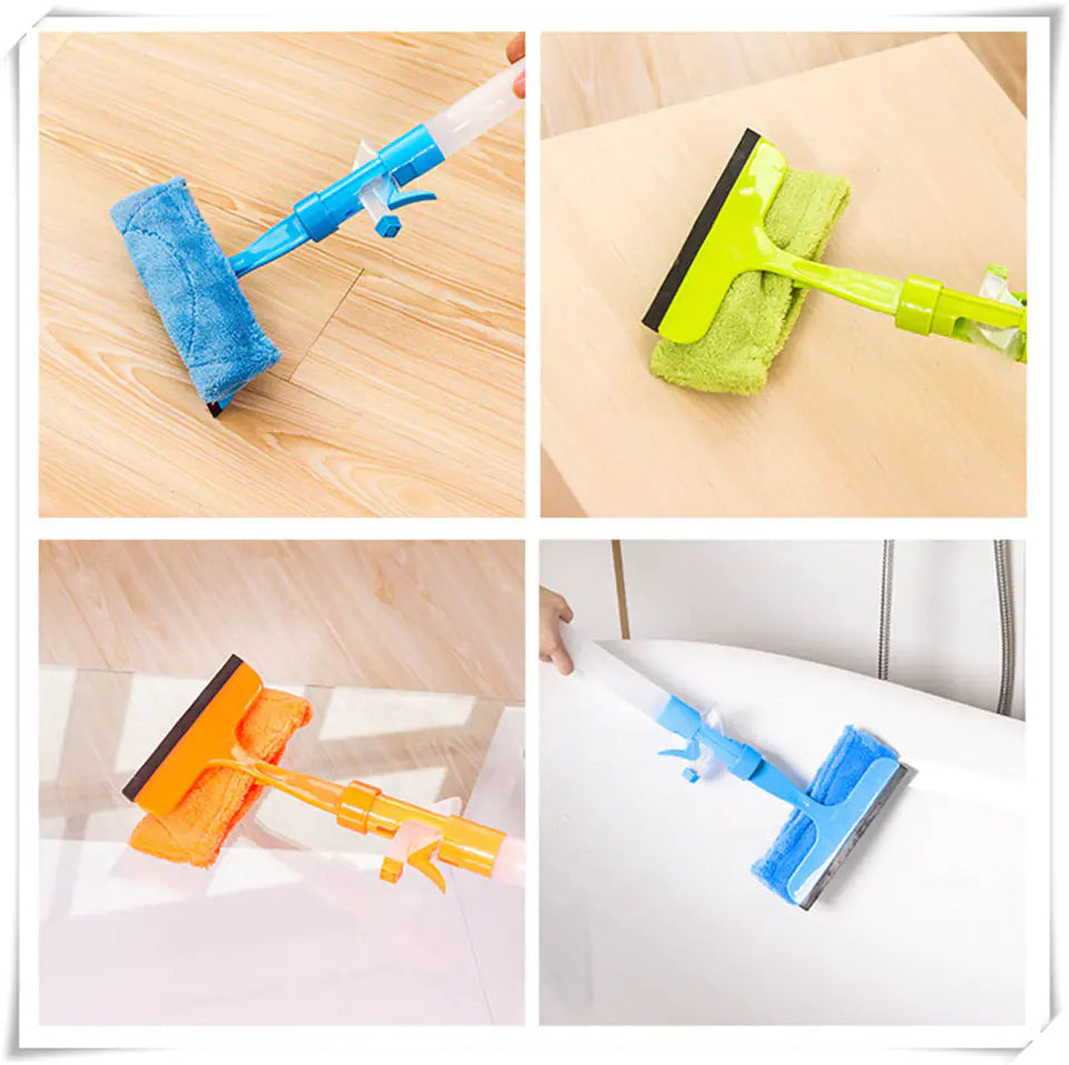 Multi-Functional Dual-Sided Window Glass Cleaner