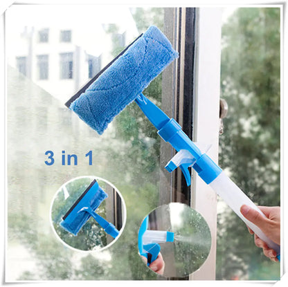 Multi-Functional Dual-Sided Window Glass Cleaner